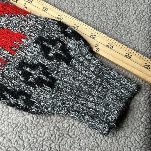 Vintage London Fog Sweater Mens Medium Aztec Geometric Knit Pullover 90s USA - Picture 9 of 11